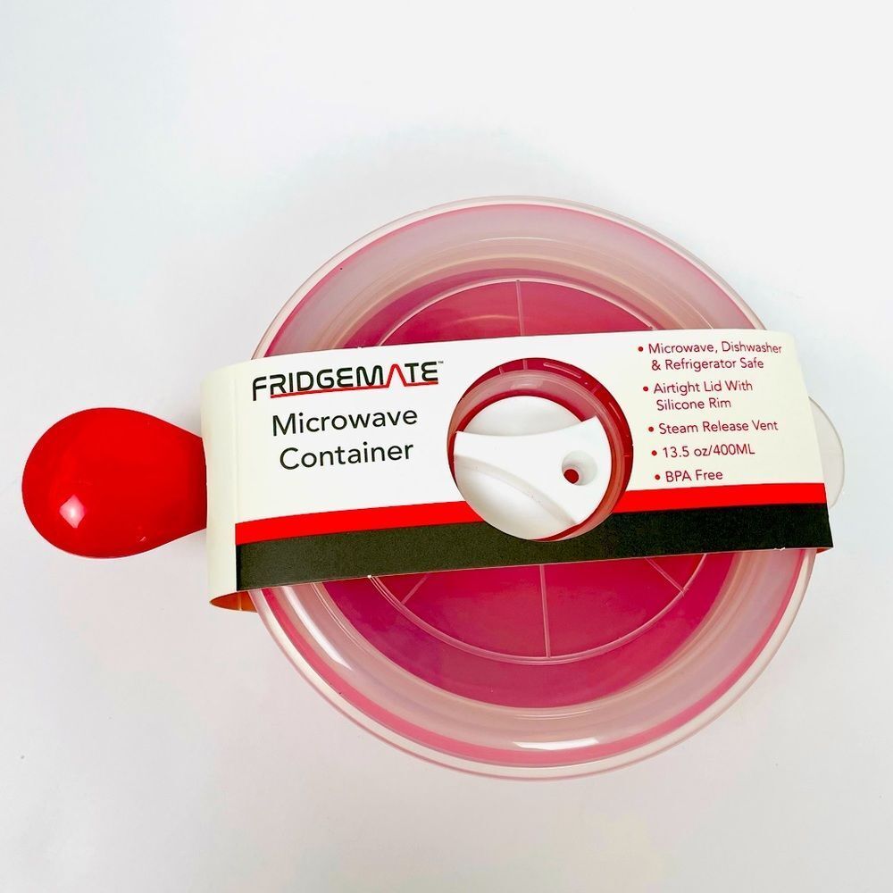 Fridgemate Microwave Container With Steam Release Vent